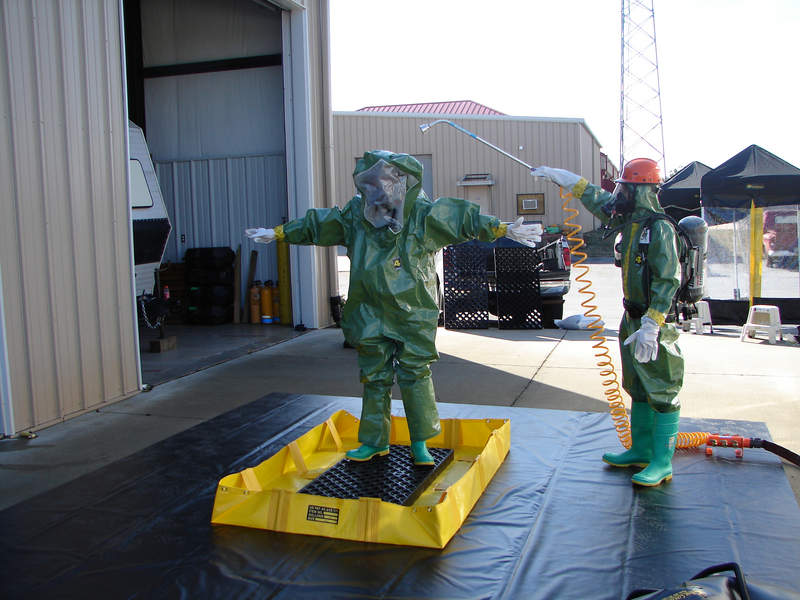 Descontaminaci&oacute;n equipo industrial